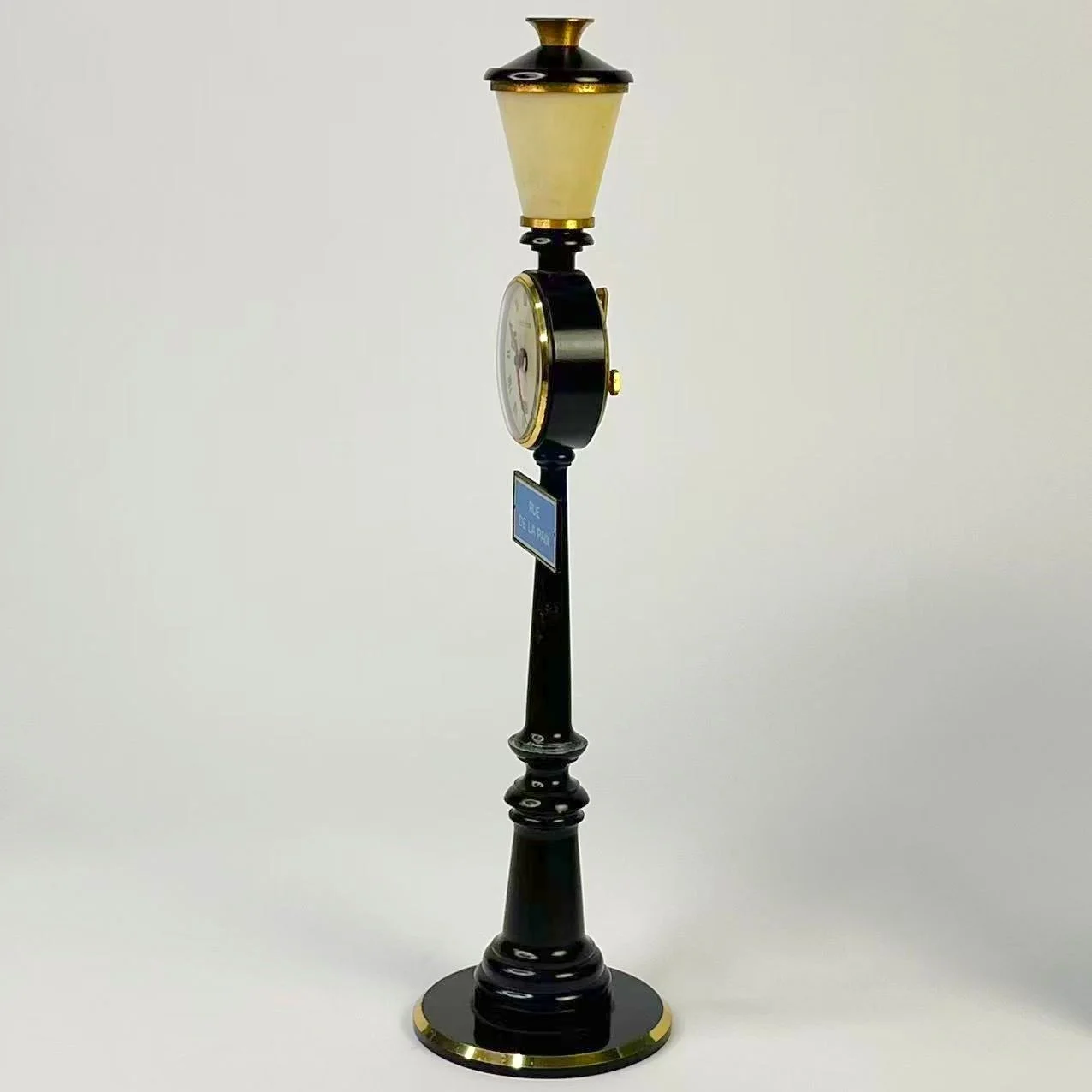 Jaeger-LeCoultre Rue de la Paix Vintage Street-Lamp Alarm Desk Clock